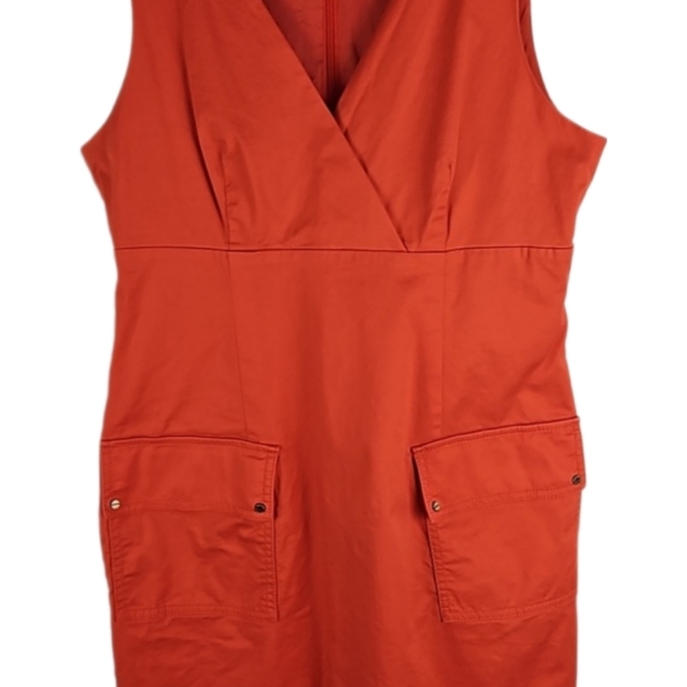 Michael Michael Kors Orange Shift Dress - Picture 2 of 5
